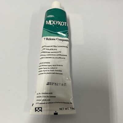 DOW CORNING Molykote 7 Dielectric Silicone Release Mold Compound Grease 5.3oz
