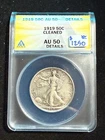 1919 WALKING LIBERTY HALF DOLLAR ANACS AU 50 DETAILS CLEANED