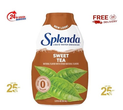 SPLENDA Liquid Water Enhancer Drops, Sugar Free, Zero Calorie 3.11 Fl Oz(1 Pack)