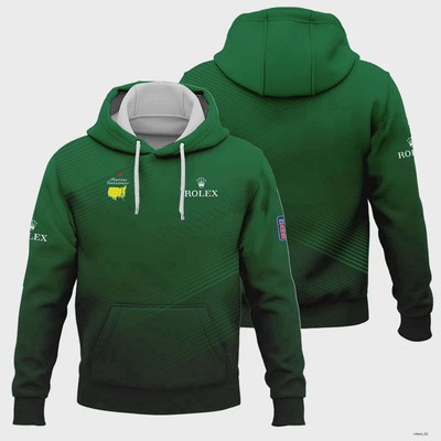 Master Tournament Stripe Gradient Dark Green Abstract Pattern Rolex Hoodie Shirt