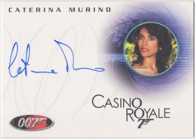 2007 THE COMPLETE JAMES BOND CATERINA MURINO AS SOLANGE AUTOGRAPH CARD A78