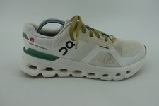 On Cloudrunner 2 Shoes Womens 8 White Green Helion Running Athletic Sneakers