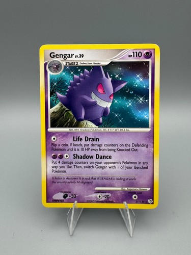 Pokemon Gengar 27/130 Normal Rare Diamond and Pearl Card LP