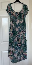 ladies dress SIMPLY BE tropical print size 24