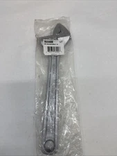 Proto J712A Adjustable Wrench, Alloy Steel, Chrome, 12"