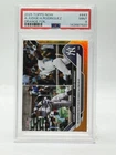 2025 topps Now Orange Foil #443 Aaron Judge / Alex Rodriguez (# d / 25) PSA 9