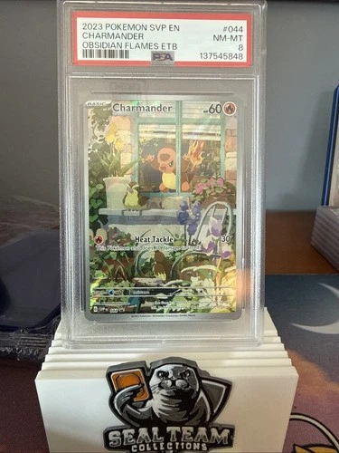 2023-25 Pokemon SV Black Star Promos - SVP EN Charmander #044 PSA 8