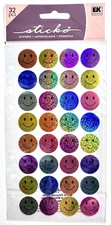 Happy Faces Emoji Stickers Scrapbooking Card Embellishment Sticko