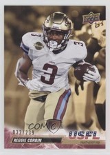 2023 Upper Deck USFL Preview Gold 32/239 Reggie Corbin #7 7l6