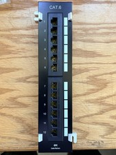 Cable matters RJ45 110 Type 12 Port Cat6 Vertical Mini Patch Panel w/89D Bracket