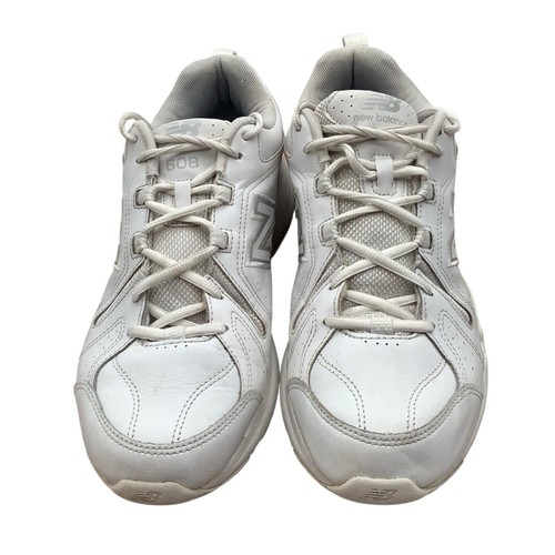 New Balance 608 Classic White Trainers size 9.5 - Picture 3 of 7