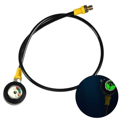 #ad Lightweight Scuba Diving Pressure Gauge Luminous Dial Thread Tester Equipment $30.15