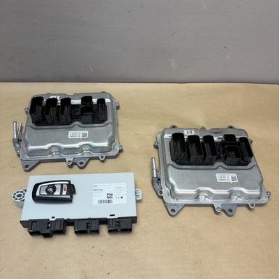 2013-2015 GENUINE BMW 650i 750i KEY ENGINE ECU DME CAS4 CONTROL MODULE SET OEM