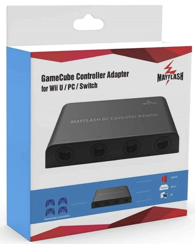 New Mayflash 4 Port Adapter GameCube Controller to Nintendo Switch, Wii U & PC - Image 2 of 4