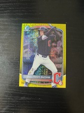 Travis Bazzana 2025 Bowman Draft Mega Box Yellow Mojo 56/75 Guardians