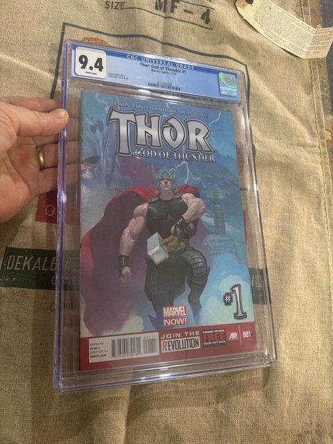 Thor God of Thunder Comic Book CGC 9.4 Avengers Memorabilia Viking