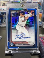 Travis Bazzana 2024 1st Bowman Chrome Prospect Autographs True Blue /150