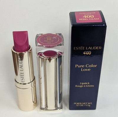 1 ESTEE LAUDER PURE COLOR LOVE LIPSTICK #400 REBEL GLAM 0.12oz FS NEW IN BOX