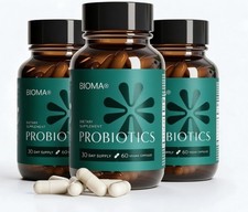 3 Bottles Daily Probiotics Supplement, Gut Digestive Support for Men
