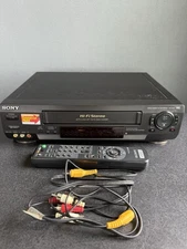 Sony SLV-N50 VCR Video Cassette Recorder VHS Player M- Tested & Working