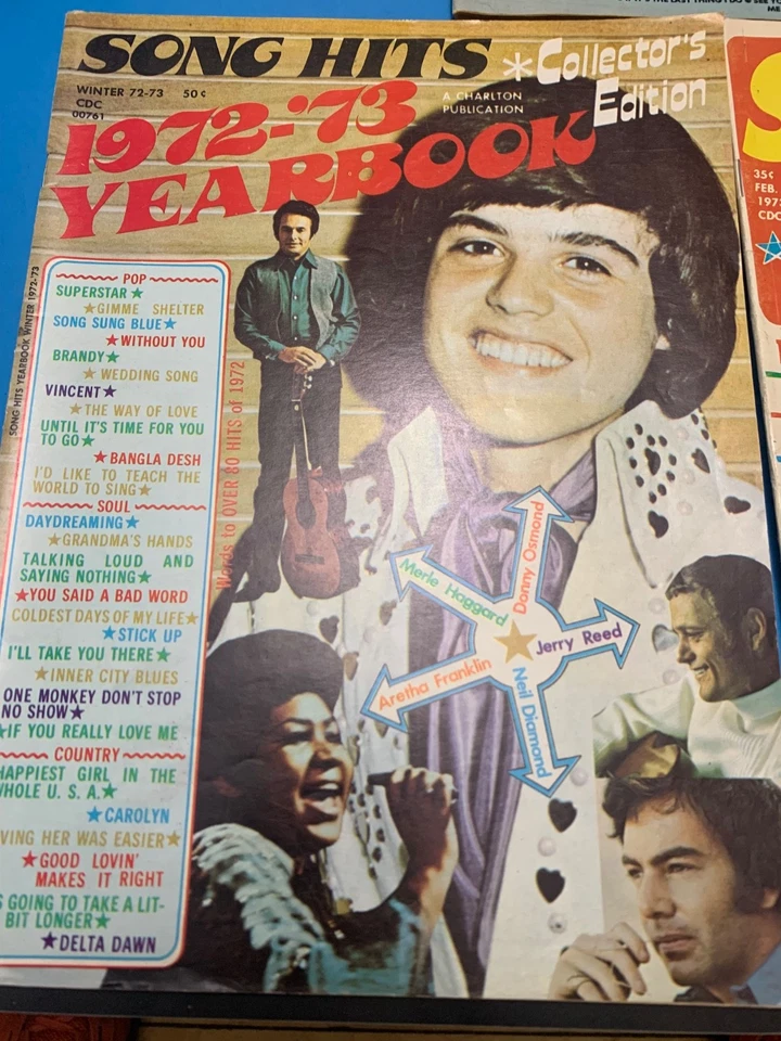 1972/1973/1977 SONG HITS MAGAZINE THE WHO/NEIL DIAMOND+++ - Image 2 of 4