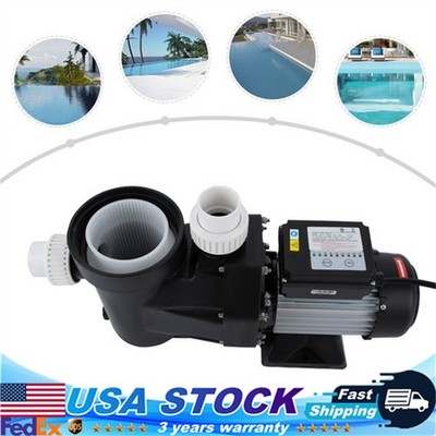 1.5HP Single Speed Pool Pump with Timer, 422.68qt/min Flow Rate, 52ft Lift