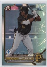 2022 Bowman 1st Edition Sky Blue Foil Matt Fraizer #BPPF-91 ms9