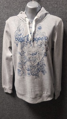 lee Cooper Ladies Hooded Sweatshirt Grey Marl UK 12 Ln152 FF 14