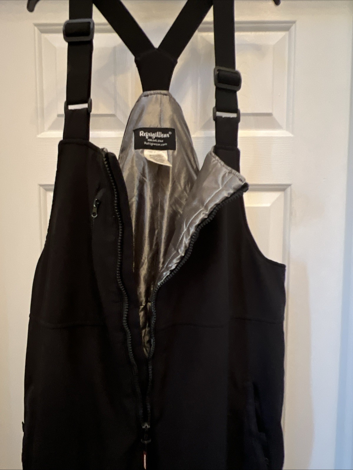 RefrigiWear Insulated Black Softshell Bin Overall… - image 16