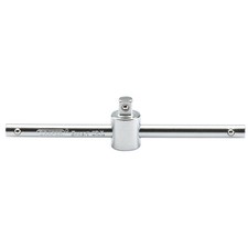 Image of Draper 16786 Satin Chrome Sliding T Bar 1/4" Sq. Dr.