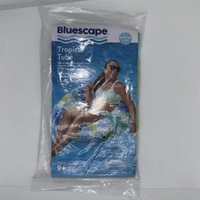 Bluescape Blue Tropical Inflatable Swim Tube Pool Float for Kids  Adults Age...