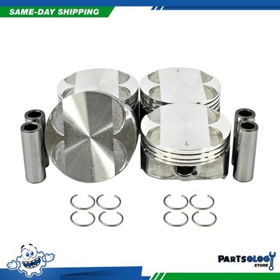 DNJ P336 Standard size Complete Piston Set For 06-17 Buick Chevrolet 2.4L DOHC