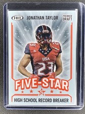 2020 SAGE - JONATHAN TAYLOR #38 ORANGE FIVE STAR RC