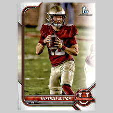McKenzie Milton #13 2022 Bowman University Florida State Seminoles Football Card