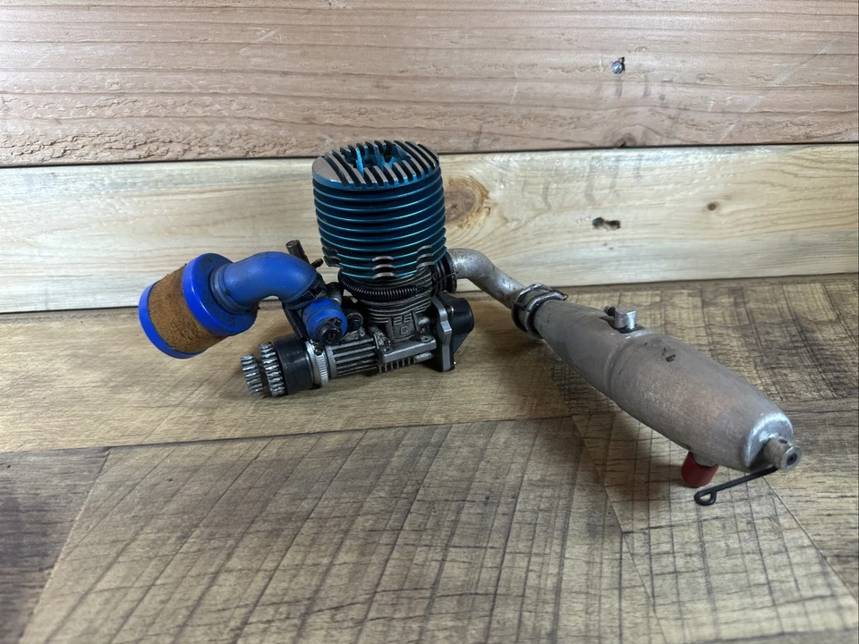 Team Losi Dynamite M26SS Mach 26 Big Block Nitro Engine W/ Muffler Used As-Is - Image 2 of 4