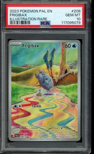 Pokemon Frigibax Paldea Evolved Illustration Rare #208 PSA 10
