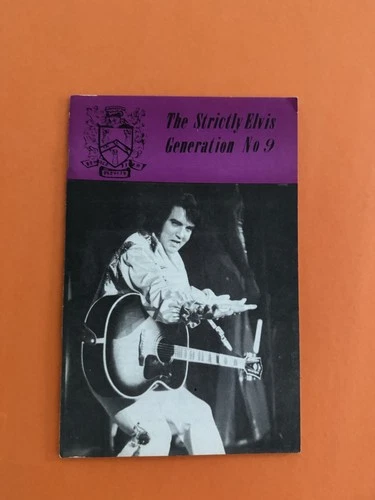 Strictly Elvis Generation Fan Club Booklet # 9