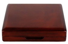 Maroon Solid Wood Oboe Reed Case Storage Box for 6pcs Reeds Oboe Accessories