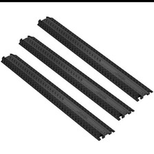 VEVOR 3 PCs 39 in Speed Bumps 2000 lbs Cable Protector Ramp Drop Over Cord Cover