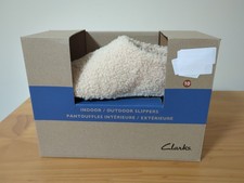 Clarks Women's Natural Colored Sherpa Clog Size 10 New NWT NIB