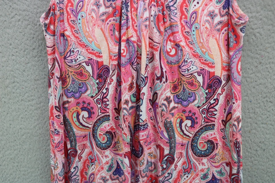 Camisón largo Ellen Tracy manga volantes cachemir-pequeño-boho-suave Foto 3 de 4