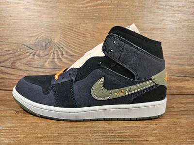Jordan 1 Mid SE Craft Anthracite Light Olive Shoes