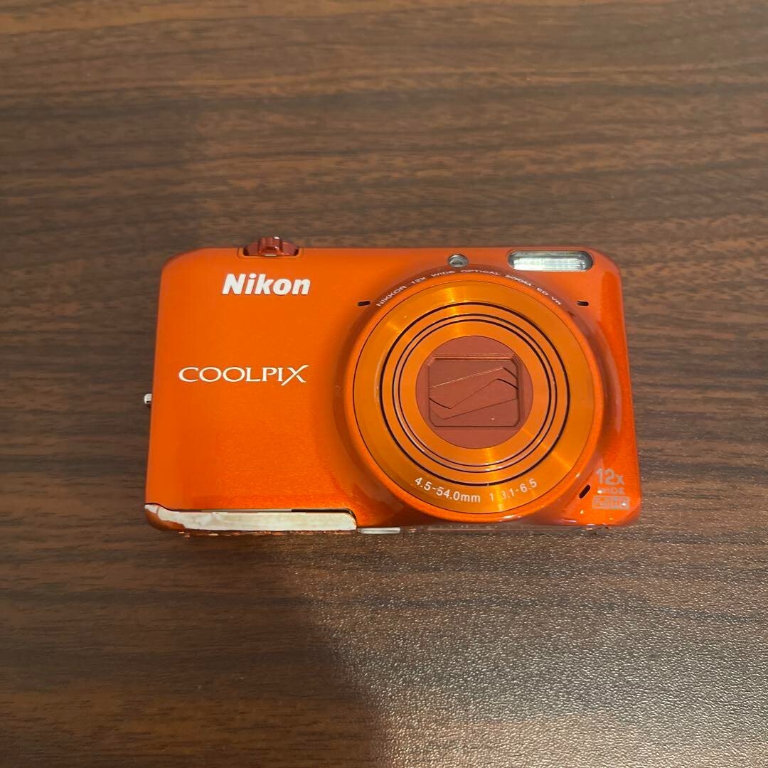 Nikon COOLPIX S6500 Orange 16.0MP Compact Digital Camera