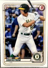 Tyler Soderstrom Baseball Cards - Parallels, Base, Chrome - You Choose!