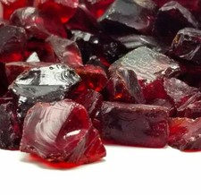 RUBY RED 1/2 - 3/4 Fire Glass Fireplace & Fir...