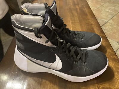 Nike Hyperdunk 2015 Black Silver Basketball Shoes 749645-001 Mens 13 High Top Nike Hyperdunk 2015 Mens Basketball Shoes Black Silver  main image 4