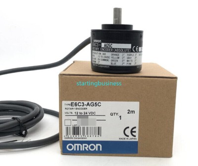 1PCS New For Omron encoder E6C3-AG5C 1024P/R 2M 12-24VDC