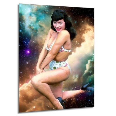 BETTIE PAGE Model Diva Belles #2/7 ACEO COLOR Art Print Card by RoStar