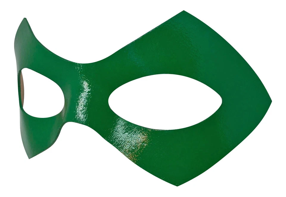 Riddler Green Costume Leather Eye Mask - MOST Authentic - FREE Bonus! - Image 3 of 4