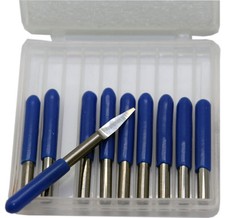 10 fraises à graver V-type 3 x 20°x 0,8 mm(Aluminium,Laiton,Plastique,Bois) CNC